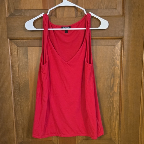Express Tops - Express Vivid Pink Tank Top Size Small